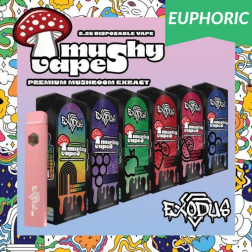 2.2g Exodus - Mushroom Extract Mushy Disposable Vape - Blueberry Blast - Image 7