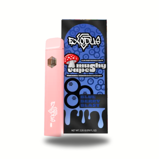 2.2g Exodus - Mushroom Extract Mushy Disposable Vape - Blueberry Blast