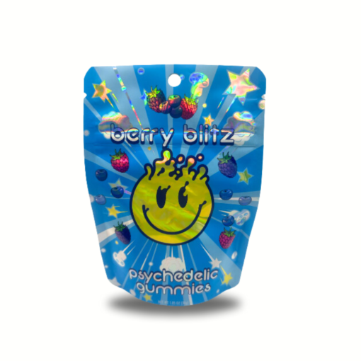 4g Happy Bars Mushroom Gummies - Berry Blitz