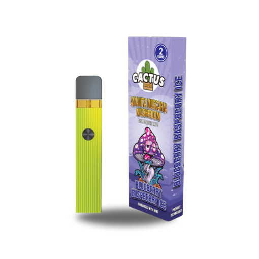 2g Cactus Labs Amanita + HHC Blend Multiplex Disposable Vape - Blue Razz Ice