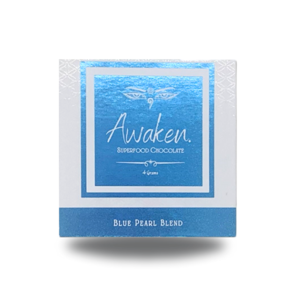 4g Awaken Superfood Chocolate Bar - Blue Pearl - Milk Chocolate