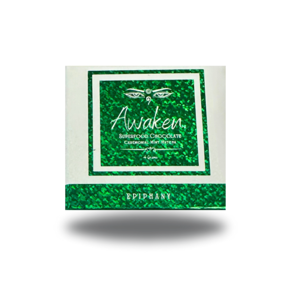 4g Awaken Superfood Chocolate Bar - Ceremonial Mint Matcha - Epiphany