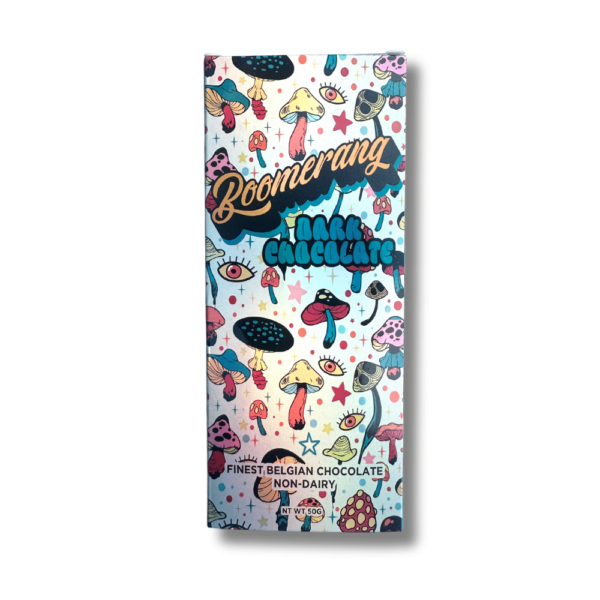 4g Boomerang Dairy-Free Belgian Dark Chocolate Mushroom Bar