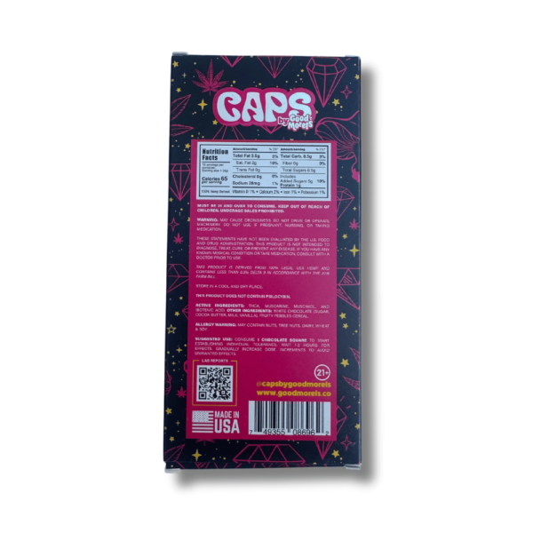 1g Caps Magic Amanita Chocolate Bar - Fruity Pebbles - Image 3