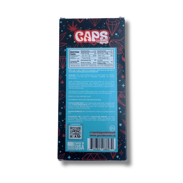 1g Caps Magic Amanita Chocolate Bar - Milk Crunch - Image 3