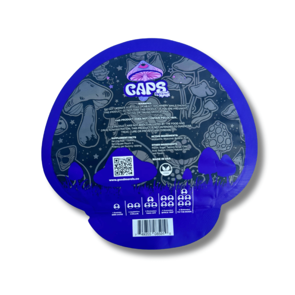 2.5g Caps Psychedelic Amanita Gummies - Blueberry - Image 3