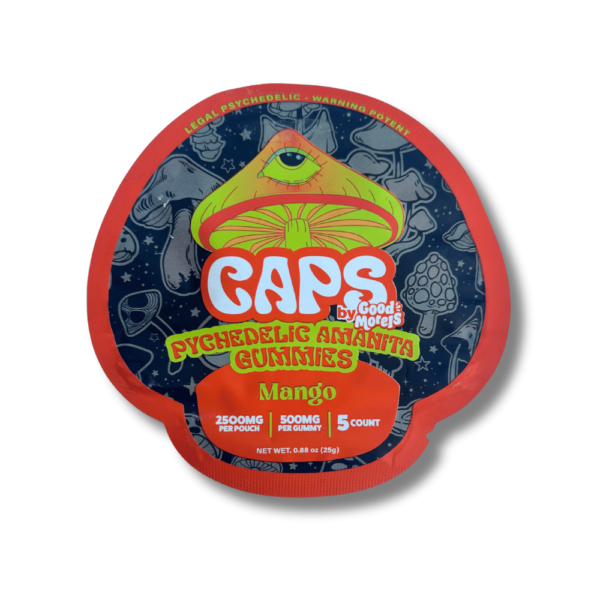 2.5g Caps Psychedelic Amanita Gummies - Mango