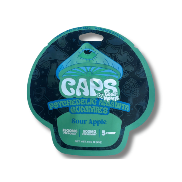 2.5g Caps Psychedelic Amanita Gummies - Sour Apple