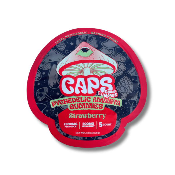 2.5g Caps Psychedelic Amanita Gummies - Strawberry