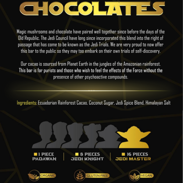 4g Jedi Mind Tricks Dark Chocolate Square - Image 6