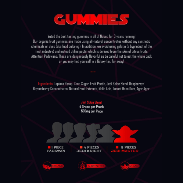 4G Jedi Mind Tricks Mixed Berry Gummies - Image 6