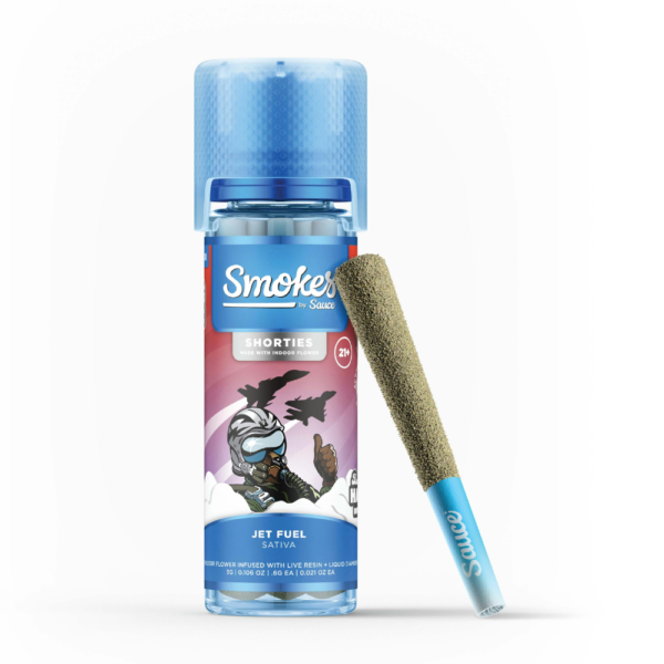 3G Sauce Smoke Infused Preroll 5 Pack - Jet Fuel (Sativa)