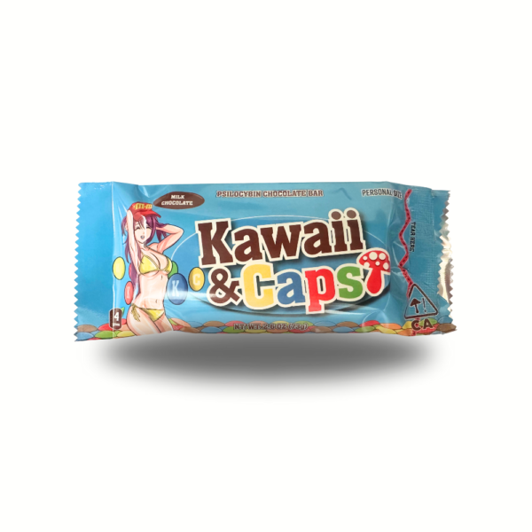 4g Kawaii Caps Magic Mushroom Chocolate Bar - M&Ms