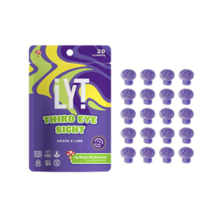 5g LYT Mushroom Gummies - Third Eye Sign Grape Lime
