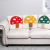 Cozy Mushroom Pillow Case - Yellow - Image 3