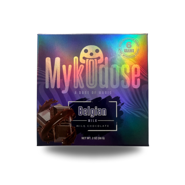 6g Mykodose Belgian Milk Chocolate Bar - Image 3