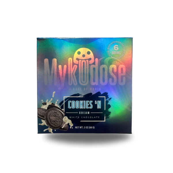 6g Mykodose Cookies n' Cream White Chocolate Bar - Image 3