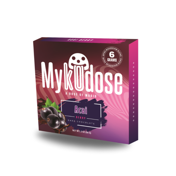 6g Mykodose Acai Berry Dark Chocolate Bliss Bar