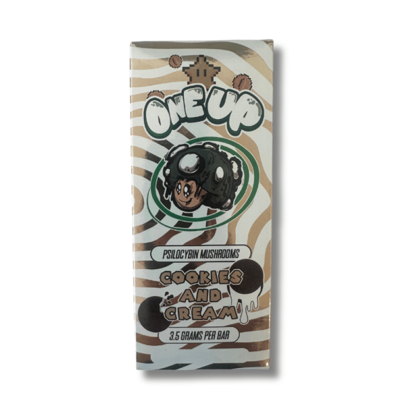 3.5g One Up Mushroom Chocolate Bar - Cookies & Cream