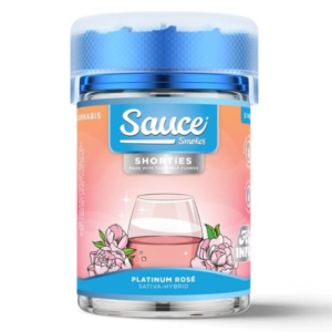 3G Sauce Smoke Infused Preroll 5 Pack - Platinum Rose (Sativa-Hybrid)