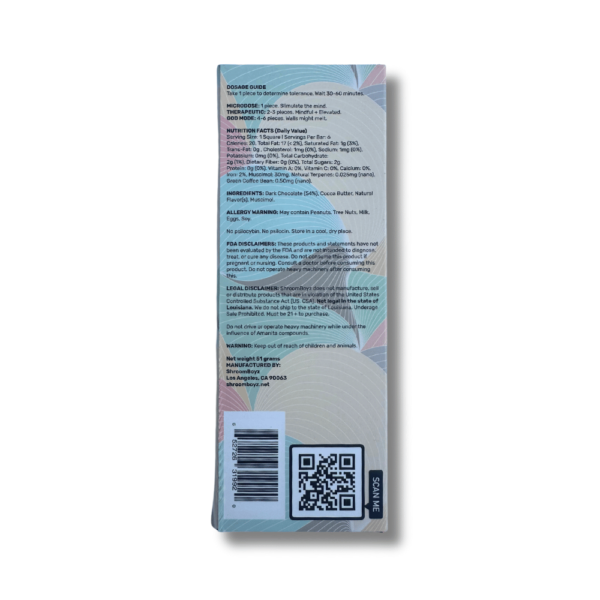 Shroom Boyz Amanita Mushroom Chocolate Bar - Strawberry Banana - Image 4