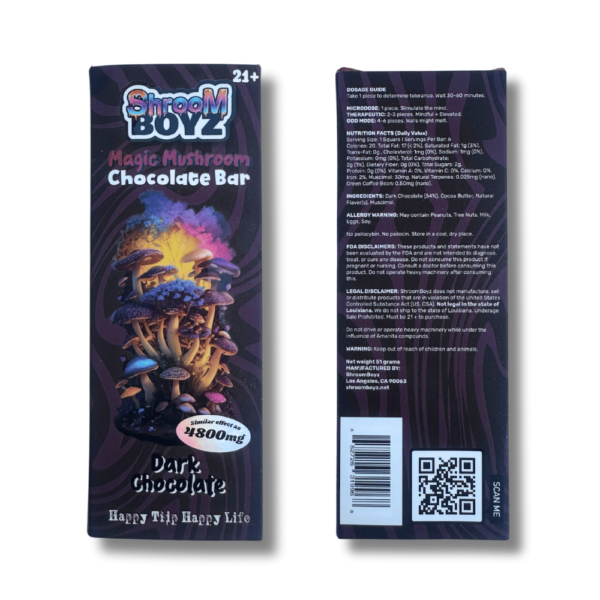 Shroom Boyz Amanita Mushroom Chocolate Bar - Dark Chococlate - Image 5