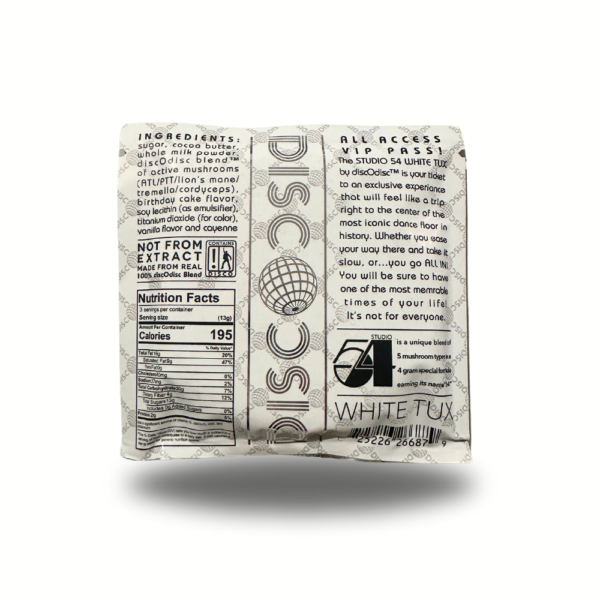 4g White Tux Birthday Cake Studio54 Disc by discOdisc - Image 3