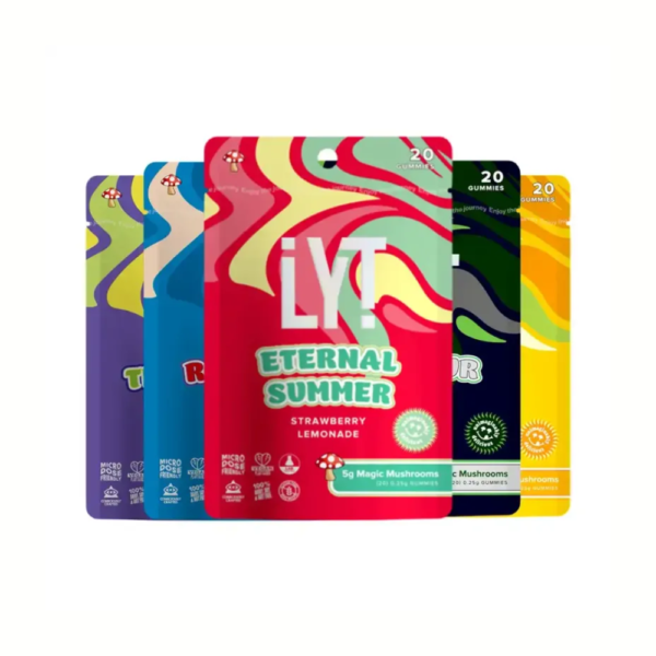 5g LYT Mushroom Gummies - Third Eye Sign Grape Lime - Image 2