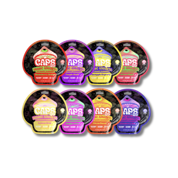 2.5g Caps Psychedelic Amanita Gummies - Sour Apple - Image 5