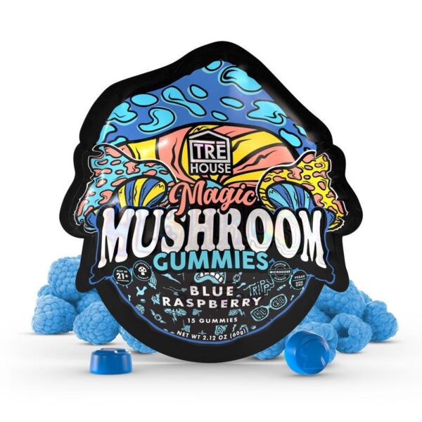 TRĒ House Magic Mushroom Gummies - Blue Raspberry