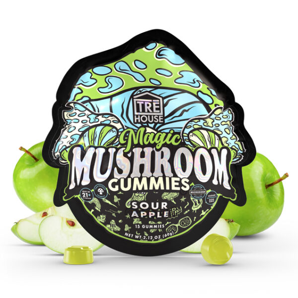 TRĒ House Magic Mushroom Gummies - Sour Apple
