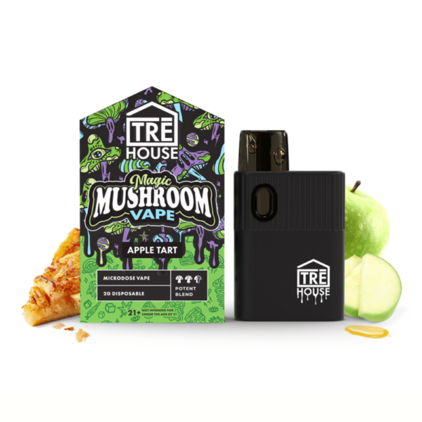 2g TRĒ House Microdose Magic Mushroom Vape Pen - Apple Tart