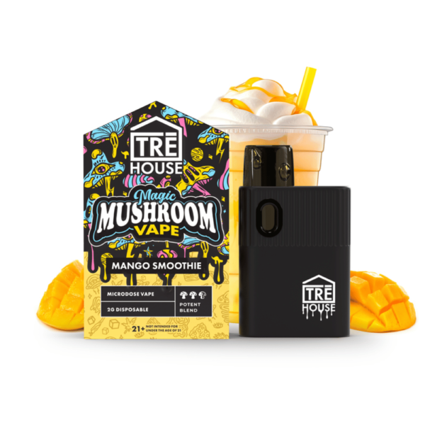 2g TRĒ House Microdose Magic Mushroom Vape Pen - Mango Smoothie