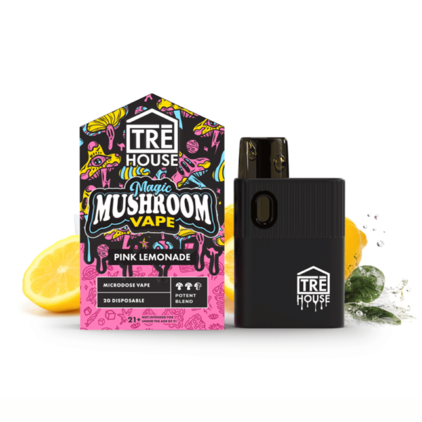 2g TRĒ House Microdose Magic Mushroom Vape Pen - Pink Lemonade
