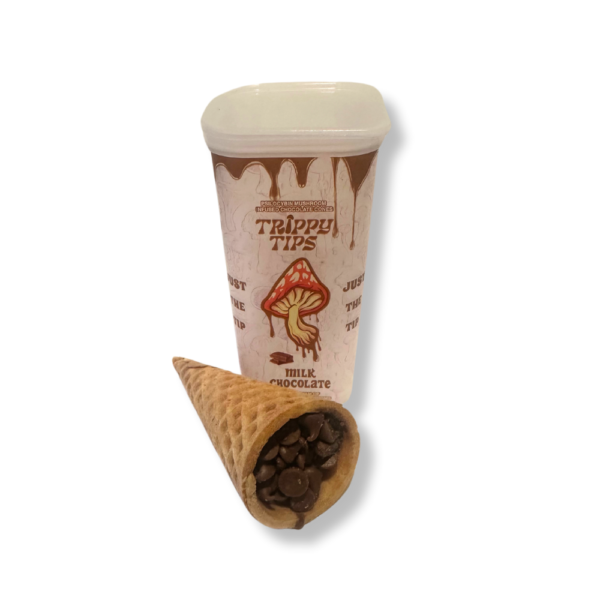 1g Trippy Tips Waffle Cone (Milk Chocolate)