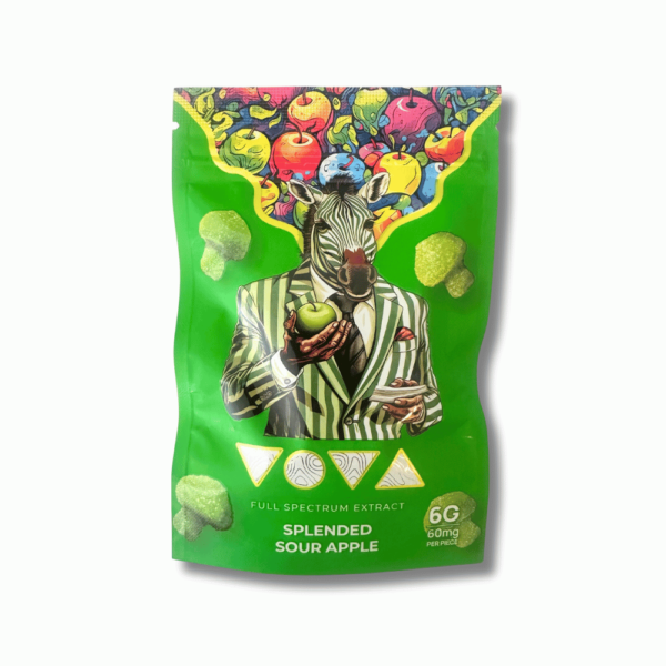 6g VOVA Mushroom Gummies - Splendid Sour Apple