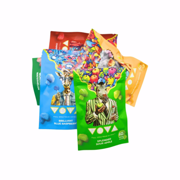 6g VOVA Mushroom Gummies - Splendid Sour Apple - Image 5