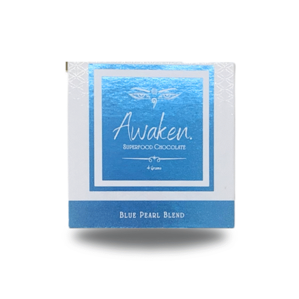 4g Awaken Superfood Chocolate Bar - Blue Pearl - Milk Chocolate