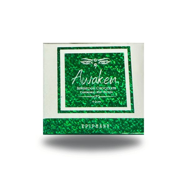 4g Awaken Superfood Chocolate Bar - Ceremonial Mint Matcha - Epiphany