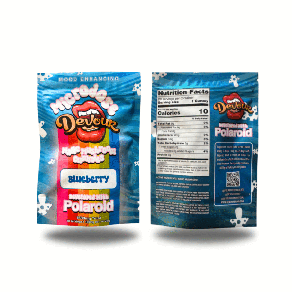 1.5g Devour Microdose Gummies - Blueberry - Image 4