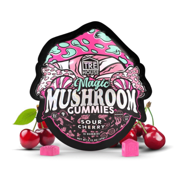 TRĒ House Magic Mushroom Gummies - Sour Cherry