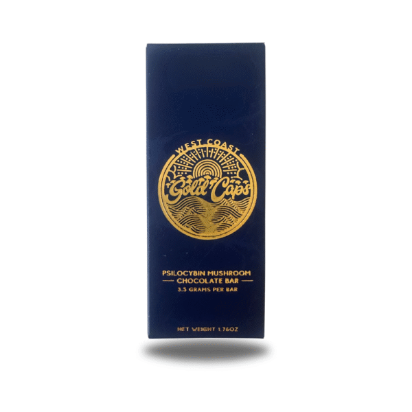 3.5g West Coast Gold Caps Chocolate Bar