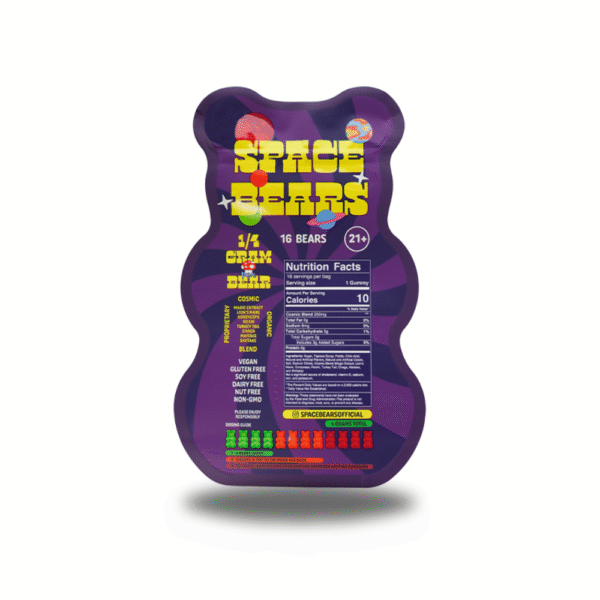 4g Space Bears Gummy Bears - Cosmic Blend - Image 2