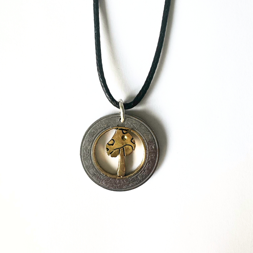 Handmade Mushroom Tulum Necklace (Limited Edition) - Image 2