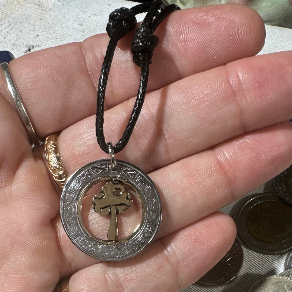 Handmade Mushroom Necklace (Limited Edition from Tulum)