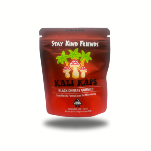 3.5g Psily Bynz Pouches - Kali Kaps - Black Cherry