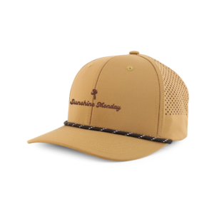 Sunshine Monday Laser Cut Rope Hat - Beige