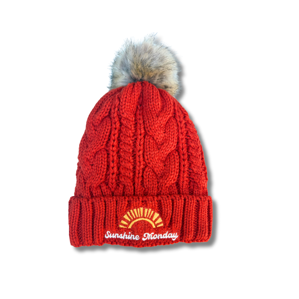 Cozy Sunshine Monday Puff Beanie - Image 2