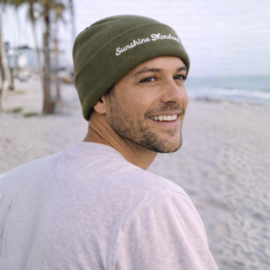 Foldover Beanie - Olive