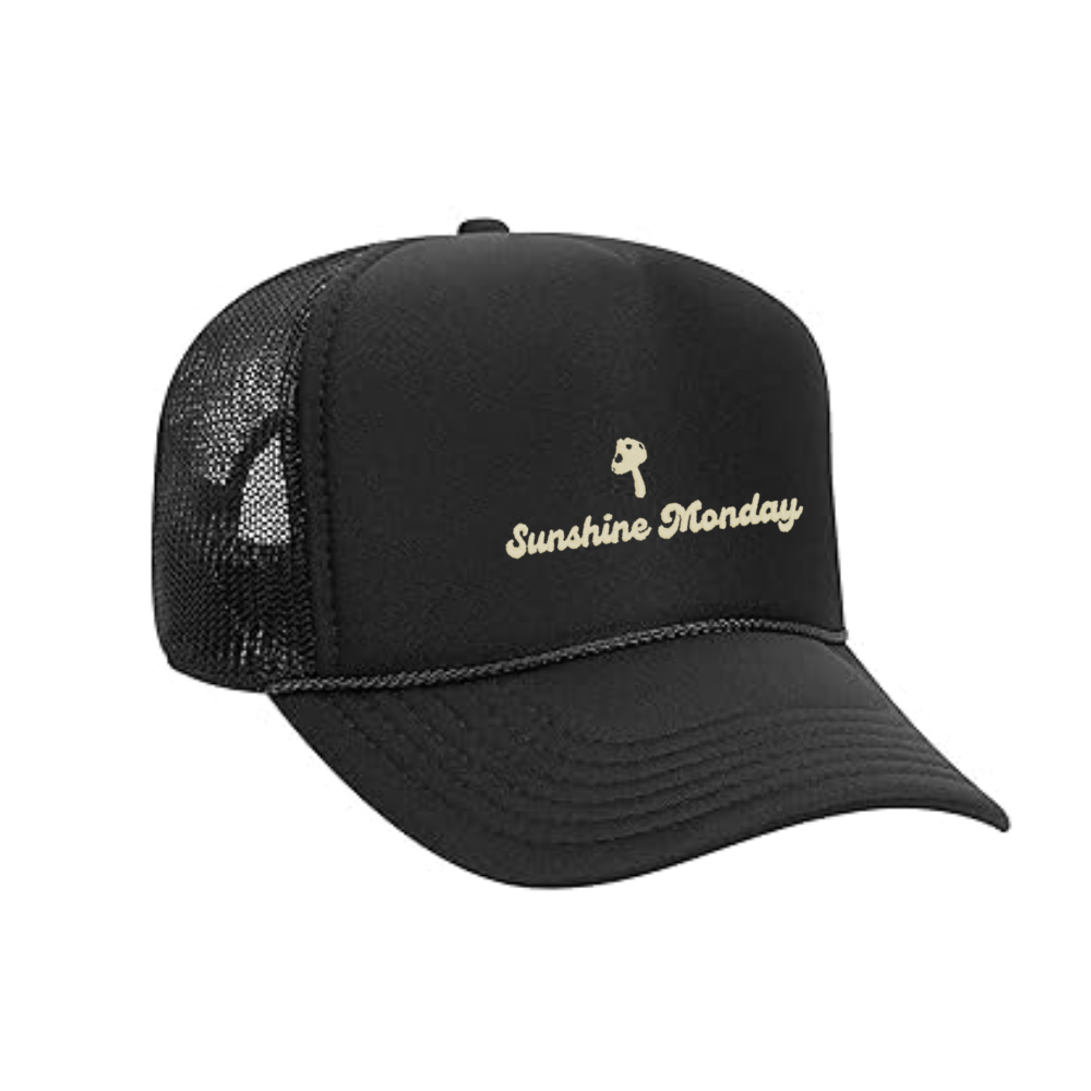 Foam Mesh Trucker Hat - Black - Image 2